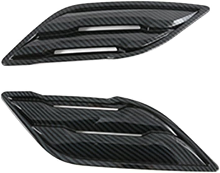 Keptrim for F-150 Raptor ABS Carbon Fiber Front Fender Air Outlet Vent Cover Trim for Ford F150 2015-2020, 2pcs - Image 4